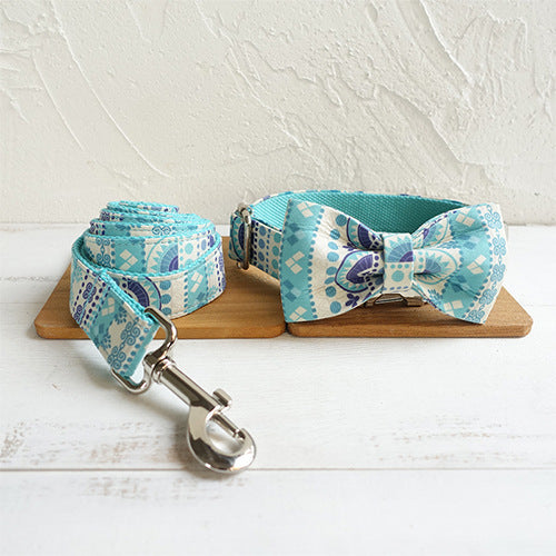 MUTTCO dog collar leash set