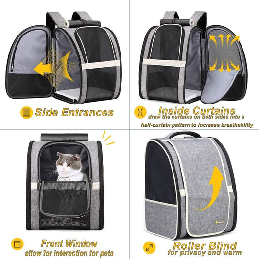 Innovative Traveler Backpack for cats and dogs