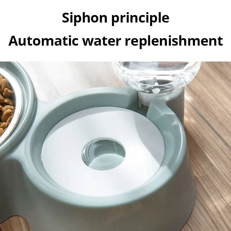 Dog Cat Bowl Automatic Food Water feeder