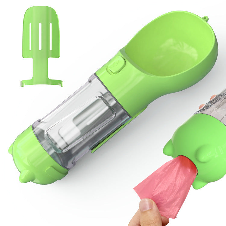 300 500ml Portable Dog Water Bottle Food Feeder