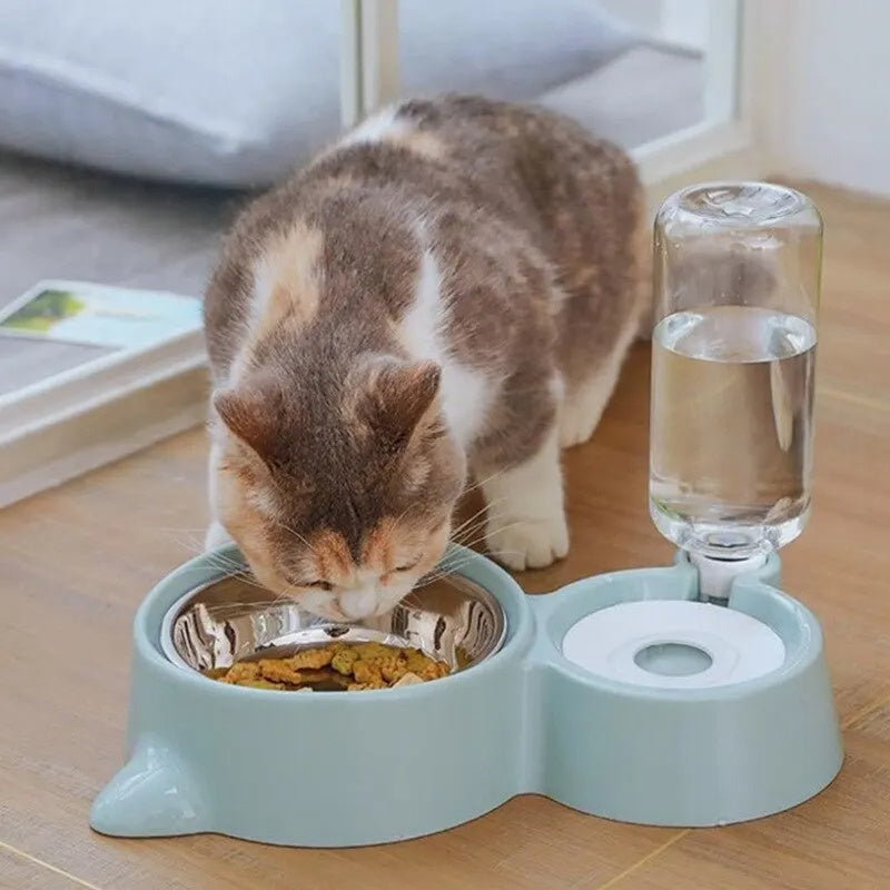 Dog Cat Bowl Automatic Food Water feeder