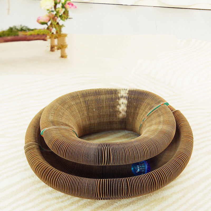 Foldable Cat Scratching Ring