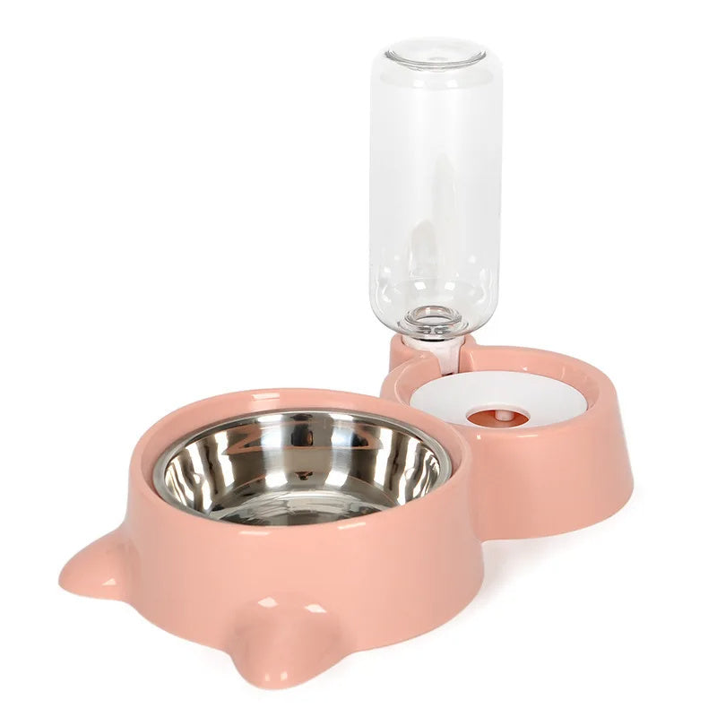 Dog Cat Bowl Automatic Food Water feeder
