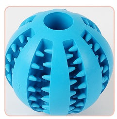 Dog treat ball for cheewing