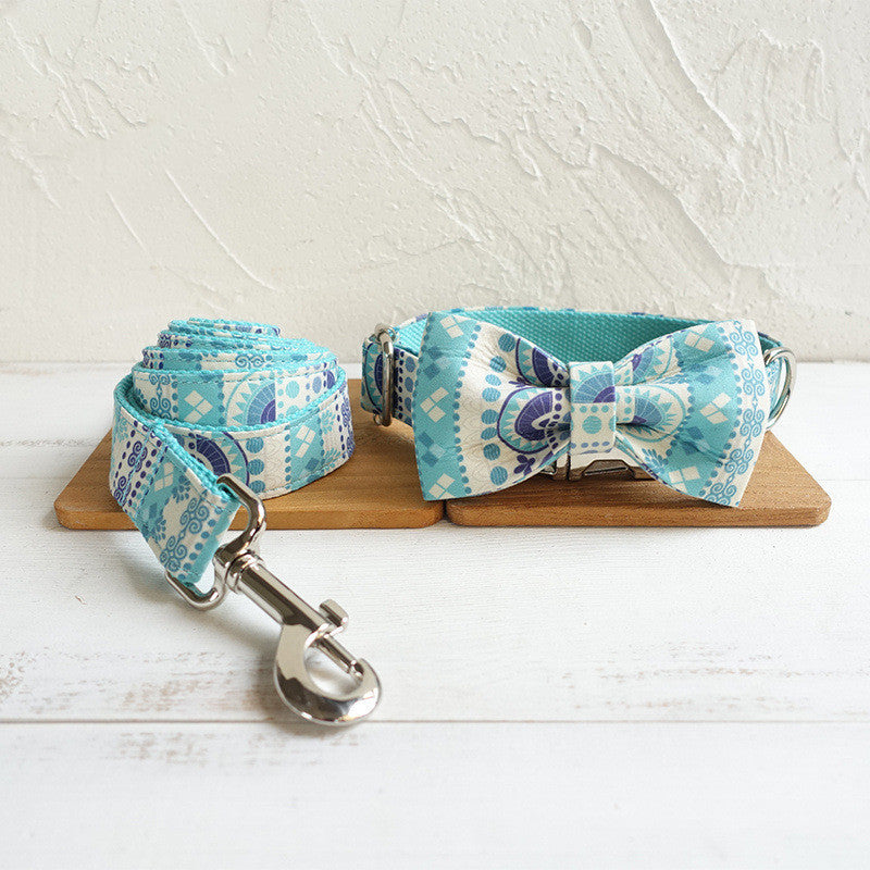 MUTTCO dog collar leash set