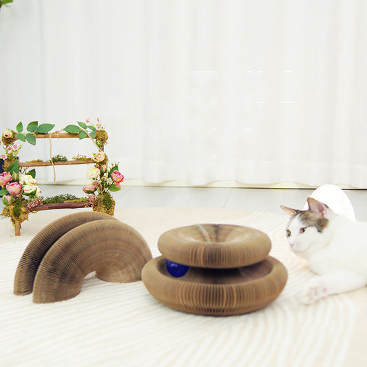 Foldable Cat Scratching Ring
