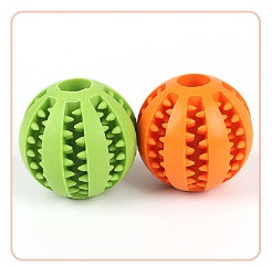 Dog treat ball for cheewing