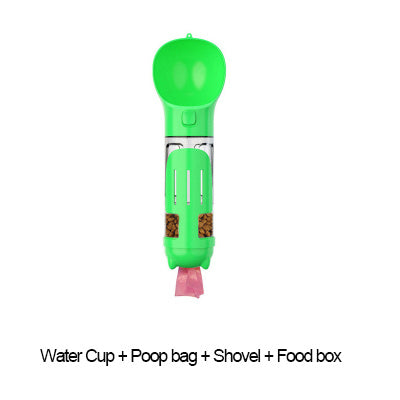 300 500ml Portable Dog Water Bottle Food Feeder