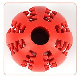 Dog treat ball for cheewing
