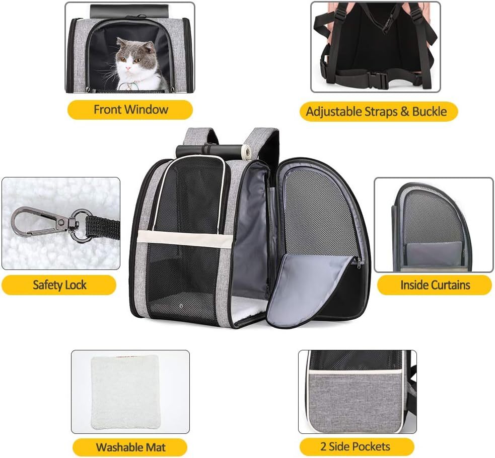 Innovative Traveler Backpack for cats and dogs