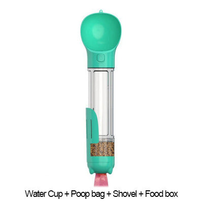 300 500ml Portable Dog Water Bottle Food Feeder