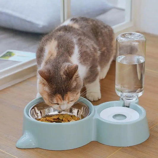 Dog Cat Bowl Automatic Food Water feeder