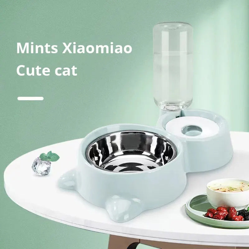 Dog Cat Bowl Automatic Food Water feeder